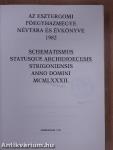 Az esztergomi Főegyházmegye névtára és évkönyve 1982