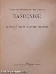 A Szegedi Orvostudományi Egyetem tanrendje az 1966/67. tanév második félévére