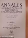 Annales Universitatis Scientiarum Budapestinensis de Rolando Eötvös nominatae XVII.