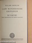 Lady Windermere legyezője/Bunbury