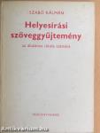 Helyesírási szöveggyűjtemény