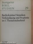 Verkündigung und Prophetie im Ersten Thessalonicherbrief