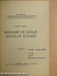 Madame de Genlis nevelői eszméi