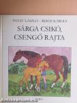 Sárga csikó, csengő rajta