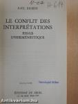 Le Conflit des Interprétations