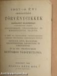 1907-ik évi országgyűlési törvénycikkek I.