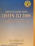 Listen to this - English Listening Comprehension Practice Tests - CD-vel