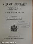 A "Quam singulari" dekrétum az első áldozók koráról