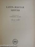 Latin-magyar szótár