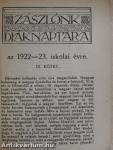 Zászlónk diáknaptára 1922-23.