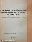 A magyarországi népességfejlődés néhány hosszú távú jellemzője 1880-2001 között