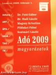 Adó 2009 magyarázatok