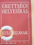 Érettségi helyesírás