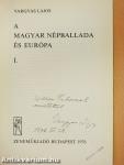 A magyar népballada és Európa I-II. (dedikált példány)