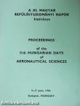 Proceedings of the 11th hungarian days of aeronautical sciences