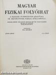 Magyar Fizikai Folyóirat XXXIII. kötet 5-6. füzet