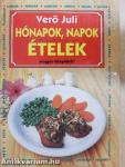 Hónapok, napok, ételek