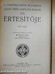 A Ciszterci Rend Budapesti I. kerületi Szent-Imre-Főgimnáziumának XI-XVIII. értesítője/A Ciszterci Rend Budapesti Szent Imre-Gimnáziumának évkönyve az 1939-40. iskolai évről