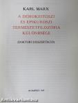 A démokritoszi és epikuroszi természetfilozófia különbsége