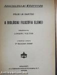 A biológiai filozófia elemei