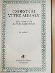 Csokonai Vitéz Mihály költeményei és versfordításai I-II.