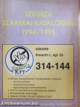 Szegedi szakmai katalógus 1994/1995