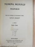Tompa Mihály munkái I.