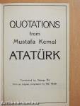 Quotations from Mustafa Kemal Atatürk