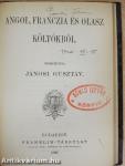 Olasz költőkből/Finn költőkből/Mickiewicz Ádám szonettjei/Szerb költőkből/Angol, franczia és olasz költőkből