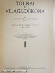 Tolnai uj világlexikona XII. (töredék)