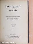 Garay János munkái