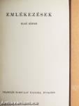 Emlékezések I. (töredék)