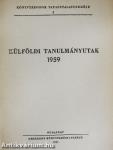 Külföldi tanulmányutak 1959