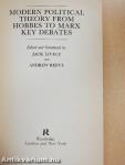 Modern Political Theory From Hobbes to Marx Key Debates