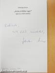 "Anna, te hülye vagy?" (dedikált példány)