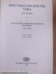 Régi Magyar Költők Tára - XVII. század 11.