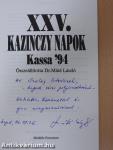 XXV. Kazinczy Napok (dedikált példány)