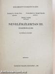 Neveléslélektan III.