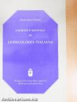 Esercizi e Manuale di Lessicologia Italiana