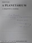 A planetárium (dedikált példány)