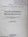 Mezőgazdasági meteorológia (dedikált példány)