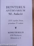 Honterus Antikvárium 90. Aukció