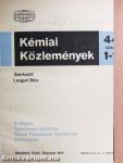 Kémiai Közlemények 1975/1-4.