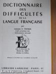 Dictionnaire des difficultés de la langue francaise