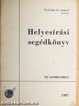 Helyesírási segédkönyv