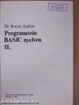 Programozás BASIC nyelven II. (töredék)