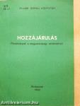 Hozzájárulás