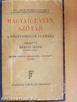 Magyar-latin szótár