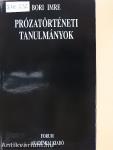 Prózatörténeti tanulmányok