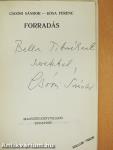 Forradás (dedikált példány)